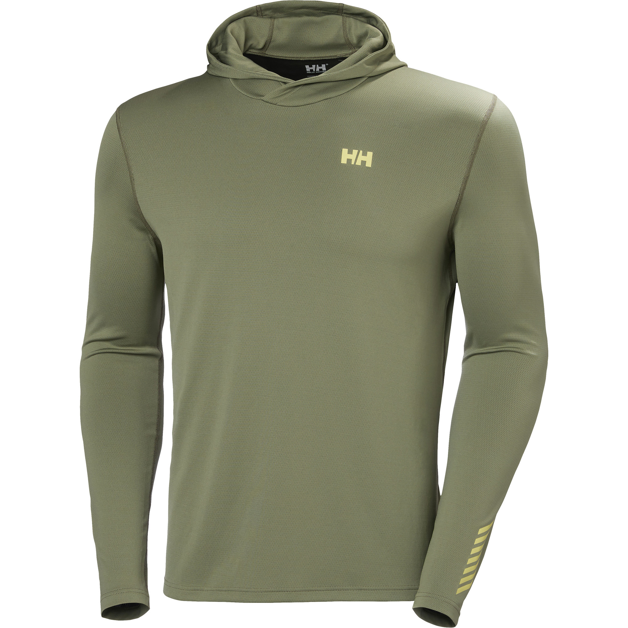 2022 Helly Hansen Heren Hh Lifa Active Solen Hoody 49347 Lav Groen Zeilen Watersports Outlet